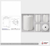 Dimensional spec drawing for Snyder Industries 16500 Gallon Vertical Storage Tank (142" L x 142" W x 257" H)