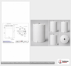 Dimensional spec drawing for Snyder Industries 16500 Gallon Vertical Storage Tank (142" L x 142" W x 257" H)