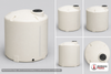 Chem-Tainer 1700 Gallon Plastic Vertical Liquid Storage Tank