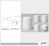 Dimensional spec drawing for Snyder Industries 18800 Gallon Vertical Storage Tank (165" L x 165" W x 242" H)