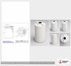 Dimensional spec drawing for Snyder Industries 200 Gallon Vertical Storage Tank (40" L x 40" W x 57" H)
