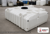 Norwesco 2000 Gallon Plastic Multi-Use Underground Liquid Storage Tank. Polyethylene; White; 51" H x 98" W x 126" L.