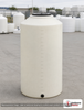 Chem-Tainer 250 Gallon Plastic Vertical Liquid Storage Tank. 250 gallon capacity; Polyethylene; Natural White; 68" H x 35" W