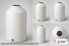 Chem-Tainer 250 Gallon Plastic Vertical Liquid Storage Tank