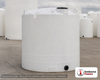 Snyder Industries 2500 Gallon HDPE Vertical Liquid Storage Tank with ASTM Certification. Polyethylene; White; 107" H x 90" W