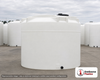 Snyder Industries 2500 Gallon HDPE Vertical Liquid Storage Tank with ASTM Certification. 2500 gallon capacity; Polyethylene