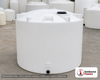 Snyder Industries 2500 Gallon HDPE Vertical Liquid Storage Tank with ASTM Certification. 2500 gallon capacity; Polyethylene