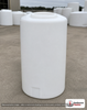 Norwesco 40 Gallon Vertical Liquid Storage Tank without Fittings in White. Polyethylene; White; dimensions 42.0in H x 18.0in W x 18.0in L; 16.82 lb empty; 1.5 specific gravity rating. Manufacturer part number N-44849. Sold by OneSource Plastics (https://www.onesourceplastics.com).