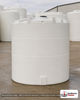Snyder Industries 4100 Gallon XLPE Vertical Chemical Storage Tank in White, 1.5 S.G. 4100 gallon capacity; Cross-Linked