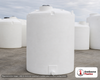 Snyder Industries 4400 Gallon HDPE Vertical Liquid Storage Tank with ASTM Certification. 4400.0 gallon capacity; Polyethylene; White; dimensions 182.0in H x 90.0in W x 90.0in L; 1450.0 lb empty; 1.9 specific gravity rating; fittings: 1 Manway / Lid; max temp 120 deg  F / 48 deg  C; 3 Year Warranty. Manufacturer part number 5210000n45. Manufactured by Snyder. Sold by OneSource Plastics (https://www.onesourceplastics.com).