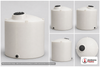 Dimensional spec drawing for Chem-Tainer 4500 Gallon Vertical Storage Tank (156" L x 156" W x 156" H)