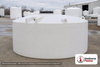 Snyder Industries 4500 Gallon HDPE Vertical Liquid Storage Tank with ASTM Certification. 4500.0 gallon capacity; Polyethylene; White; dimensions 91.0in H x 143.0in W x 143.0in L; 900.0 lb empty; 1.35 specific gravity rating; fittings: 1 Manway / Lid; max temp 120 deg  F / 48 deg  C; 3 Year Warranty. Manufacturer part number 7000400n39. Manufactured by Snyder. Sold by OneSource Plastics (https://www.onesourceplastics.com).