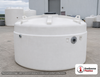 Snyder Industries 4500 Gallon HDPE Vertical Liquid Storage Tank with ASTM Certification. 4500 gallon capacity; Polyethylene