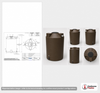 Bushman 500 Gallon Dark Brown Rainwater Collection Tank