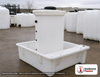 Snyder Industries 60 Gallon HDLPE Chemical Feed Station Tank with Containment Basin. High Density Linear Polyethylene