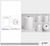 Dimensional spec drawing for Snyder Industries 6000 Gallon Vertical Storage Tank (102" L x 102" W x 188" H)