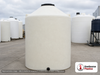 Chem-Tainer 650 Gallon Plastic Vertical Liquid Storage Tank. 650 gallon capacity; Polyethylene; Natural White; 70" H x 56" W