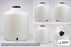 Dimensional spec drawing for Chem-Tainer 650 Gallon Vertical Storage Tank (56" L x 56" W x 70" H)