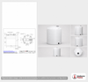 Dimensional spec drawing for Snyder Industries 6500 Gallon Vertical Storage Tank (120" L x 120" W x 153.5" H)