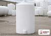 Snyder Industries 70 Gallon HDPE Vertical Liquid Storage Tank with ASTM Certification. Polyethylene; White; 41" H x 23" W x