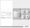 Dimensional spec drawing for Snyder Industries 7000 Gallon Vertical Storage Tank (142" L x 142" W x 122" H)