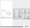 Dimensional spec drawing for Snyder Industries 8500 Gallon Vertical Storage Tank (120" L x 120" W x 194" H)