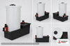 Dimensional spec drawing for Snyder Industries 90 Gallon Specialty Tank