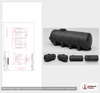 Norwesco 725 Gallon HDPE Horizontal Leg Tank in Black
