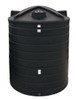 Enduraplas 10,000 Gallon Plastic Vertical Water Storage Tank in Black