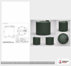 Snyder Industries 10500 Gallon Plastic Vertical Water Storage Tank in Green