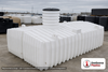 Norwesco 2650 Gallon Plastic Multi-Use Underground Liquid Storage Tank. 2650 gallon capacity; Polyethylene; White; 81" H x