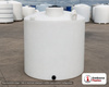 Snyder Industries 3000 Gallon Plastic Vertical Liquid Storage Tank. Polyethylene; White; dimensions 111.0in H x 90.0in W x 96.0in L; 600.0 lb empty; 1.5 specific gravity rating. Manufacturer part number SII-5130300C37. Sold by OneSource Plastics (https://www.onesourceplastics.com).