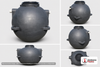 Dimensional spec drawing for Snyder 500 Gallon Pump Tank (60" L x 60" W x 63" H)