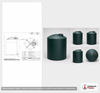 Snyder Industries 5000 Gallon Plastic Vertical Water Storage Tank