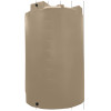 Bushman 5000 Gallon Plastic Vertical Water Storage Tank in Mocha