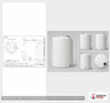 Snyder Industries 6000 Gallon Plastic Vertical Water Storage Tank in White
