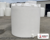 Snyder Industries 4100 Gallon HDPE 1.9 S.G. Vertical Chemical Storage Tank in Opaque White. High Density Linear Polyethylene; White; dimensions 130.0in H x 102.0in W x 102.0in L; 1100.0 lb empty; 1.9 specific gravity rating. Manufacturer part number SII-7360000N52. Sold by OneSource Plastics (https://www.onesourceplastics.com).