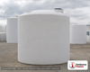 Snyder Industries 13800 Gallon HDPE Vertical Liquid Storage Tank with ASTM Certification. Polyethylene; White; dimensions 184.0in H x 165.0in W x 165.0in L; 2800.0 lb empty; 1.35 specific gravity rating. Manufacturer part number SII-3030100N39. Sold by OneSource Plastics (https://www.onesourceplastics.com).