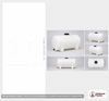 Snyder Industries 30 Gallon Plastic Horizontal Leg Tank in White