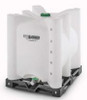 Snyder Industries 330 Gallon HDPE Stackable Cagebuster IBC Tote in White, VITON