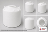 Snyder Industries 330 Gallon Plastic Open Top Batch Storage Tank in White
