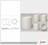 Dimensional spec drawing for Snyder Industries 3600 Gallon Open Top - Cylindrical (102" L x 102" W x 108" H)