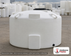 Snyder Industries 550 Gallon Vertical ASTM Tank 1.9 S.G. Opaque. High Density Linear Polyethylene; Opaque White; dimensions 47.0in H x 64.0in W x 64.0in L; 100.0 lb empty; 1.9 specific gravity rating. Manufacturer part number SII-1820000N52. Sold by OneSource Plastics (https://www.onesourceplastics.com).