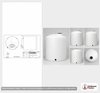 Dimensional spec drawing for Norwesco 10000 Gallon Vertical Tank (140" L x 140" W x 160" H)