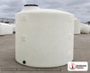 Chem-Tainer 2800 Gallon Plastic Vertical Liquid Storage Tank. 2800 gallon capacity; Polyethylene; Natural White; 98" H x 95"