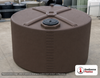 Bushman 3000 Gallon Dark Brown Rainwater Collection Storage Tank. Polyethylene; Dark Brown; 97.5" H x 102" W x 102" L