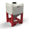 Snyder Industries 375 Gallon 45 Degree Plastic Flowmaster Viscous Hopper Bin Tank