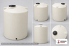 Dimensional spec drawing for Chem-Tainer 4000 Gallon Vertical Storage Tank (140" L x 140" W x 140" H)