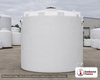 Snyder Industries 6200 Gallon HDPE Vertical Liquid Storage Tank with ASTM Certification. Polyethylene; White; 140" H x 120"