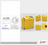 Dimensional spec drawing for Snyder Industries 1000 Gallon No Class Value (80.5" L x 80.5" W x 69" H)